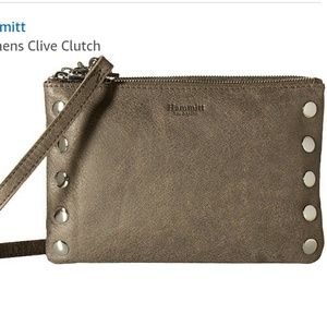 Hammitt: Clive ( pewter ) clutch